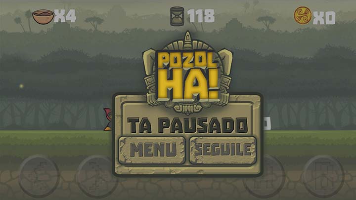 Pozol Ha! Pause Screen